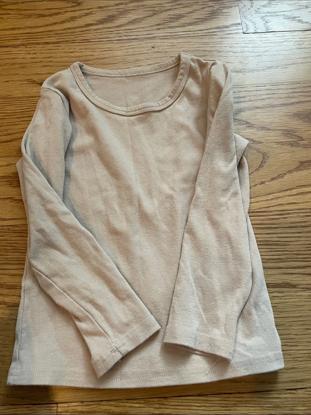 Ralph Lauren Brown Houndstooth Kids Leggings with Button Hem & tan shirt